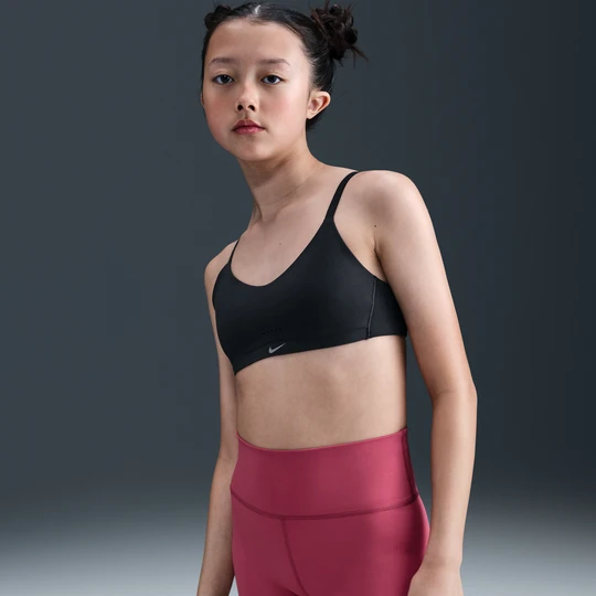 Zdjęcie produktu Dziewczęcy stanik sportowy Nike Alate - Czerń
