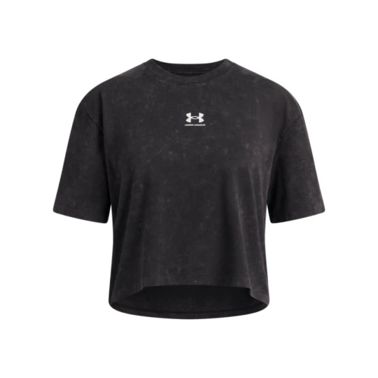 Zdjęcie produktu Dziewczęcy t-shirt Under Armour UA Rival Wash - czarny
