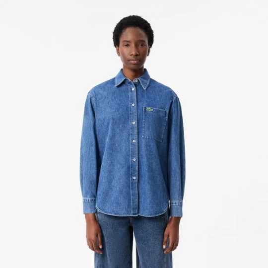 Zdjęcie produktu Dżinsowa koszula oversize Lacoste