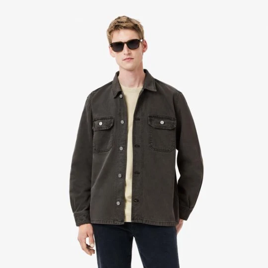 Zdjęcie produktu Dżinsowa koszulka oversize Lacoste