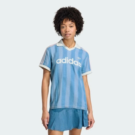 Zdjęcie produktu DŻINSOWA KOSZULKA PIŁKARSKA Adidas Indigo Denim