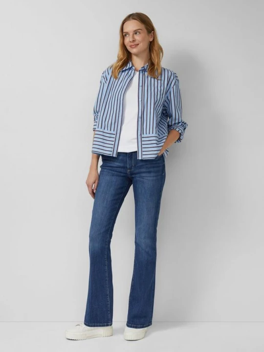 Zdjęcie produktu Dżinsy Beverly/Regular Fit/Mid Rise/Slim Bootcut Leg s.Oliver niebieski