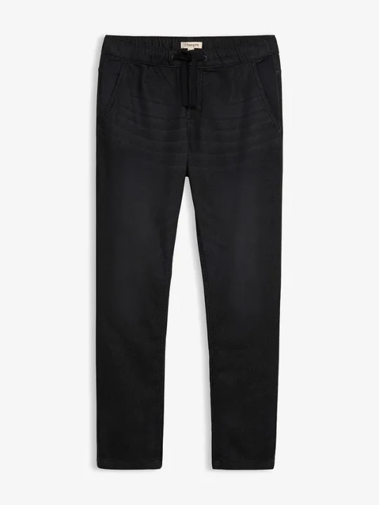 Zdjęcie produktu Dżinsy dresowe slim fit, straight BonPrix czarny