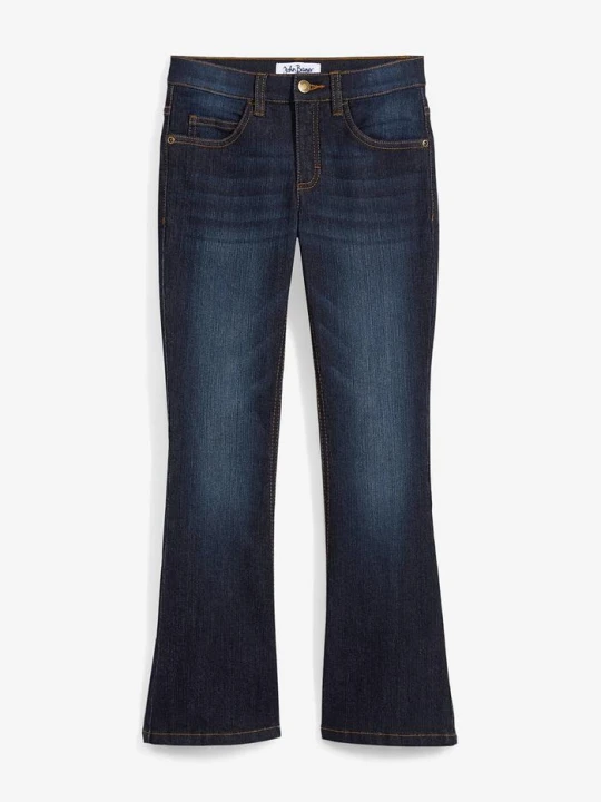 Zdjęcie produktu Jeansy flared, mid waist BonPrix niebieski