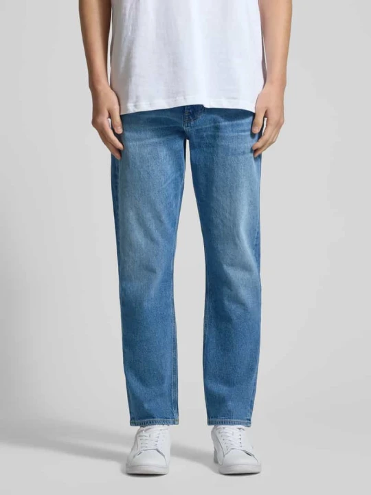 Zdjęcie produktu Dżinsy o kroju tapered fit z Mieszanka bawełny ekologicznej Model 'MAAKX' ARMEDANGELS Jeansowy niebieski