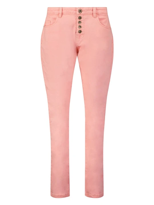 Zdjęcie produktu Geographical Norway Dżinsy "Pisak" - Skinny fit - w kolorze jasnoróżowym rozmiar: XL