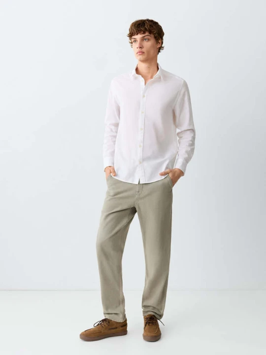 Zdjęcie produktu Dżinsy regular fit khaki - Teen - MANGO TEEN