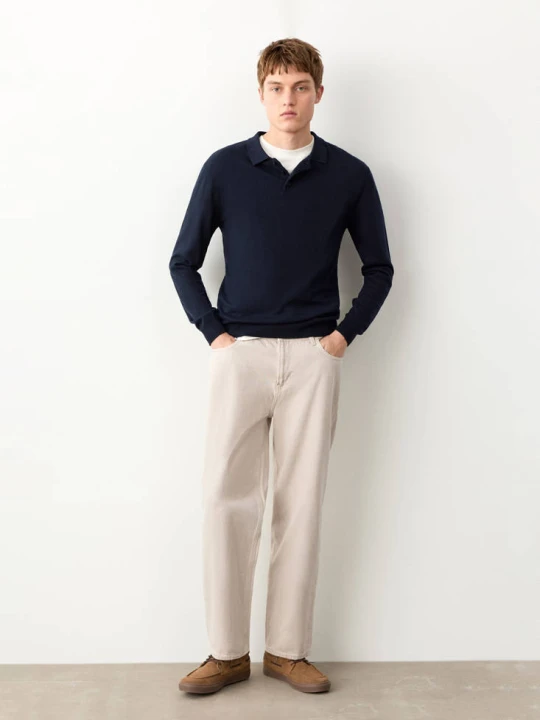 Zdjęcie produktu Dżinsy relaxed fit jasny / pastelowy szary - Teen - - MANGO TEEN