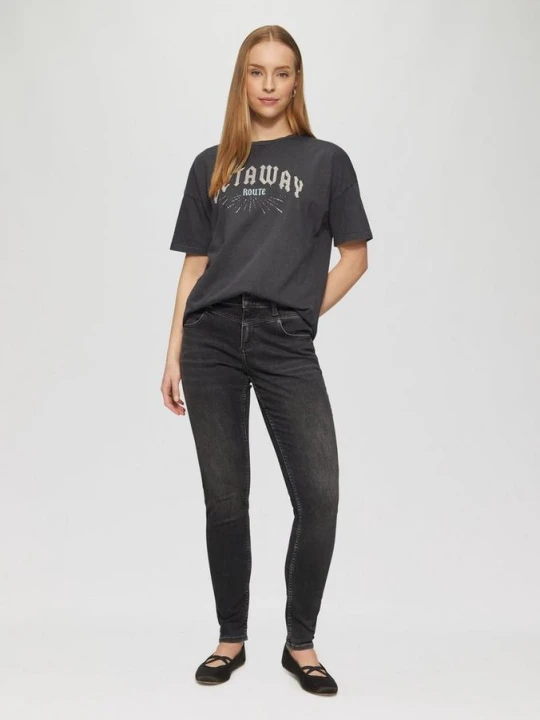 Zdjęcie produktu Dżinsy Sadie / Skinny Fit / Mid Rise / Skinny Leg / Superstretch QS szary