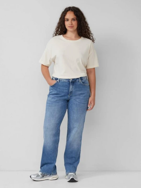 Zdjęcie produktu Dżinsy / Slim Fit / Średni stan / Prosta nogawka QS niebieski