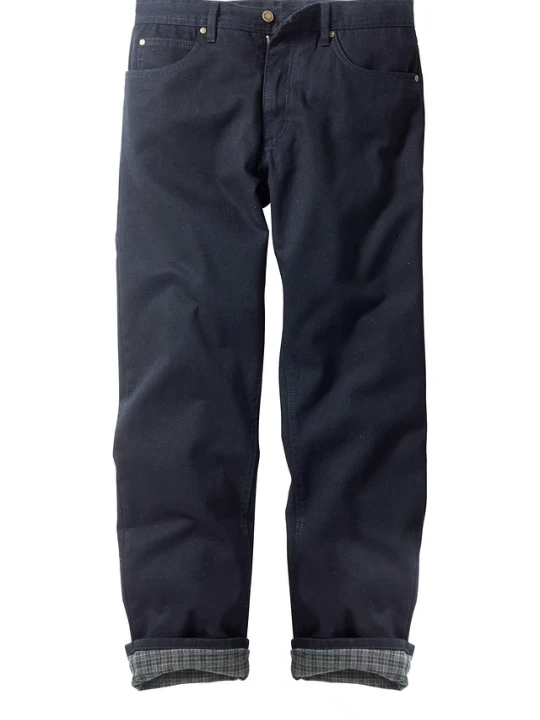 Zdjęcie produktu Dżinsy termiczne classic fit na miękkiej flanelowej podszewce, straight BonPrix czarny