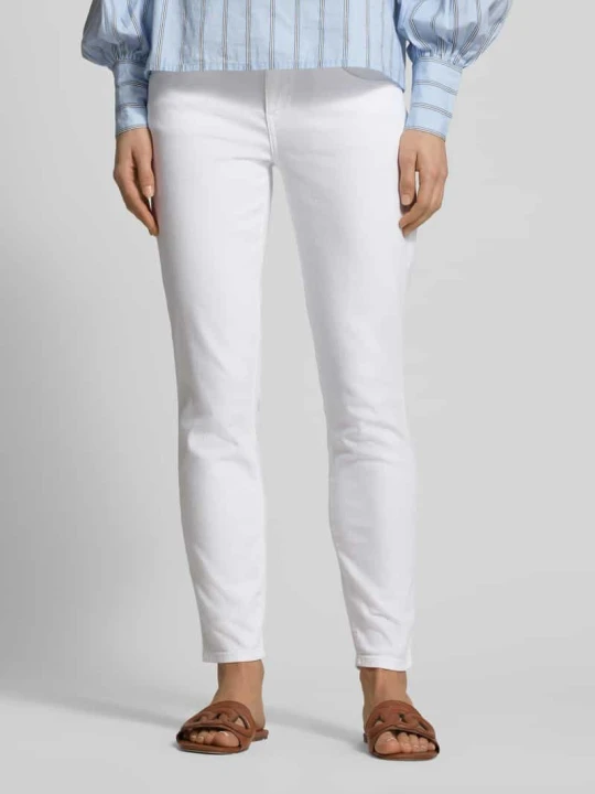 Zdjęcie produktu Dżinsy w kroju slim fit z kieszeniami bocznymi model 'SHAKIRA' BRAX Biały