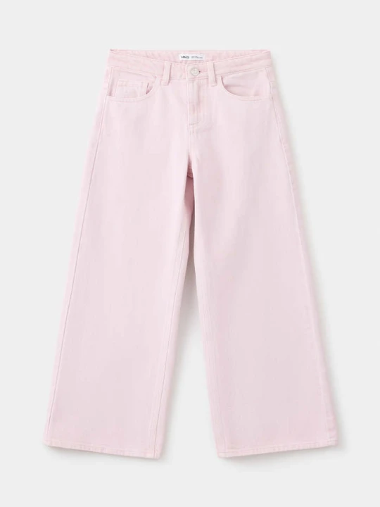 Zdjęcie produktu Dżinsy wide leg różowy - Dzieci - MANGO KIDS
