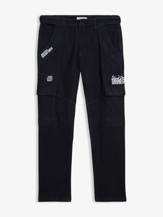 Zdjęcie produktu Dżinsy ze stretchem, relaxed fit, z wygodnym pasem, straight BonPrix niebieski