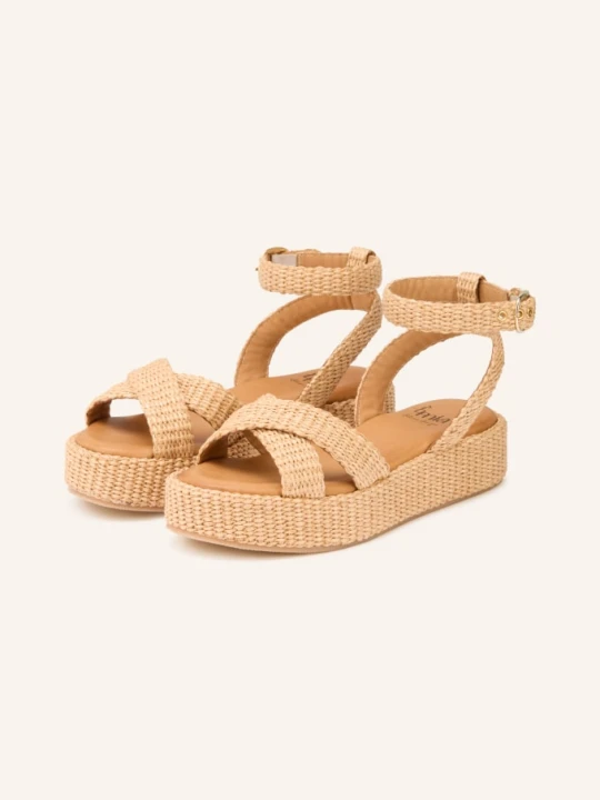Zdjęcie produktu È Mia Sandały Na Płaskiej Podeszwie beige E Mia