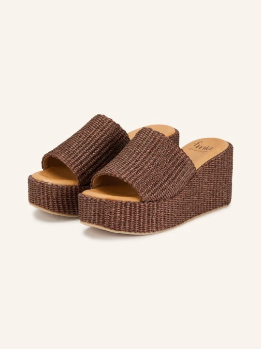 Zdjęcie produktu È Mia Sandały Na Platformie braun E Mia BRĄZOWY