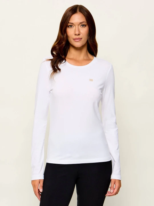 Zdjęcie produktu EA7 Bluzka | Slim Fit biały