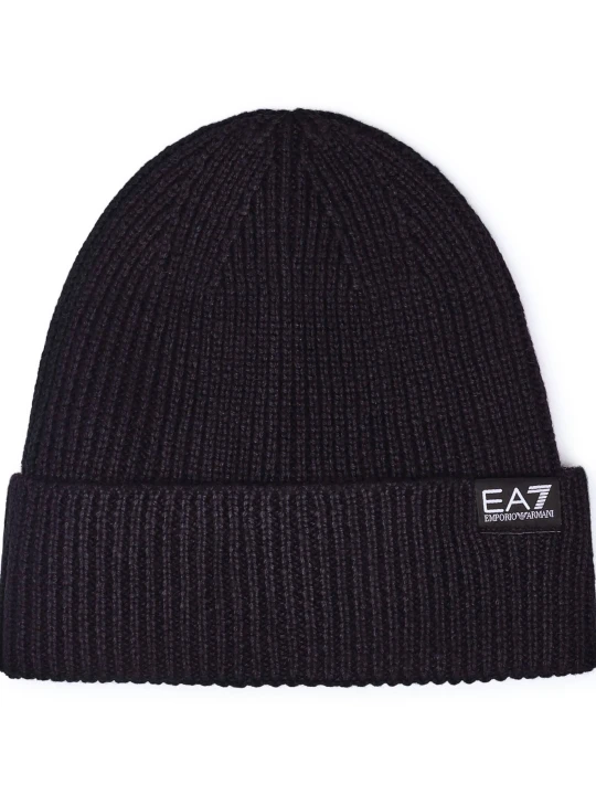 Zdjęcie produktu EA7 Czapka | z dodatkiem wełny granatowy