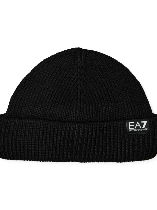 Zdjęcie produktu EA7 Czapka | z dodatkiem wełny czarny
