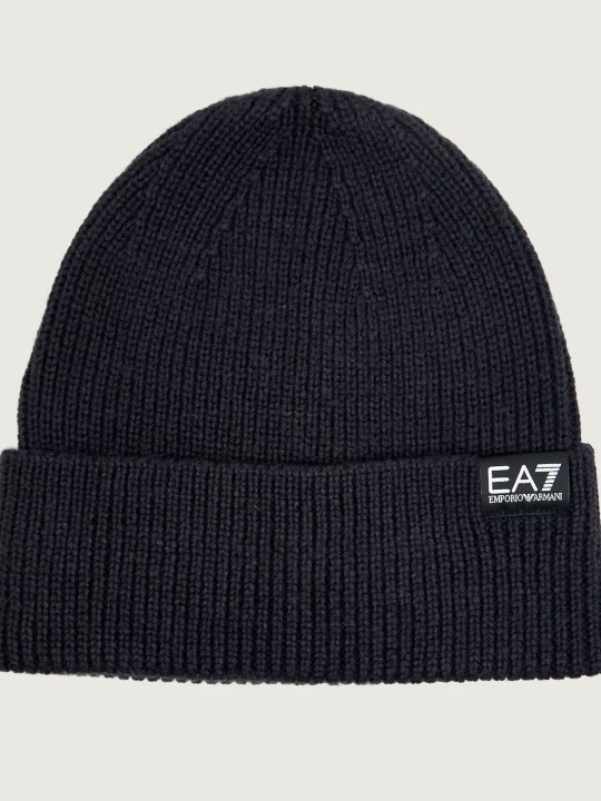 Zdjęcie produktu EA7 Czapka | z dodatkiem wełny granatowy