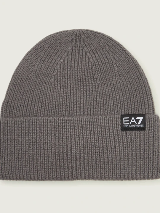 Zdjęcie produktu EA7 Czapka | z dodatkiem wełny szary