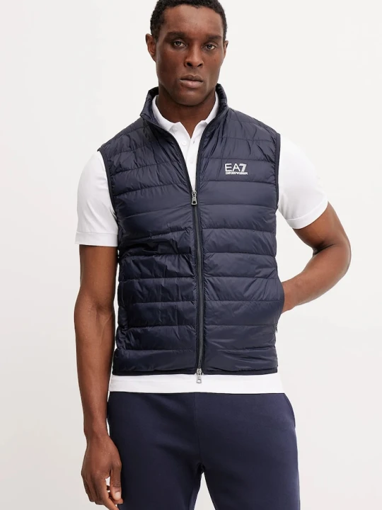 Zdjęcie produktu EA7 Emporio Armani bezrękawnik puchowy granatowy