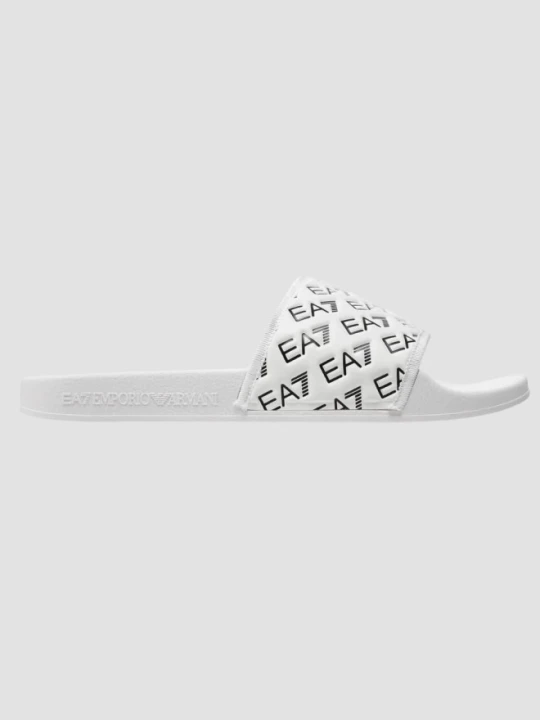 Zdjęcie produktu EA7 EMPORIO ARMANI Białe klapki, Rozmiar 38