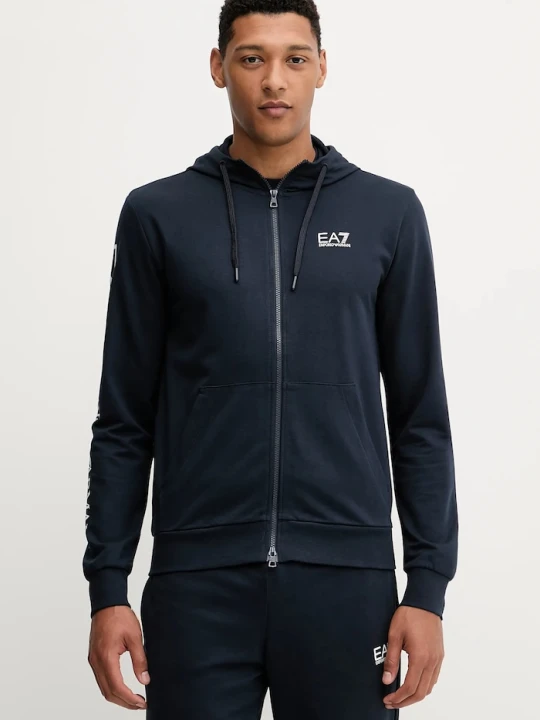 Zdjęcie produktu EA7 Emporio Armani bluza z kapturem męska niebieski