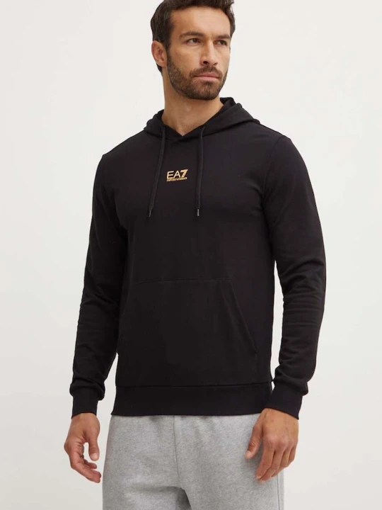 Zdjęcie produktu EA7 Emporio Armani bluza bawełniana czarny