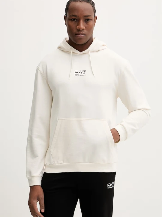 Zdjęcie produktu EA7 Emporio Armani bluza bawełniana beżowy