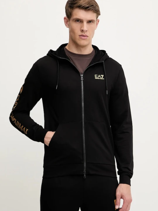 Zdjęcie produktu EA7 Emporio Armani bluza z kapturem męska czarny