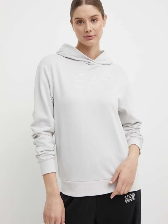 Zdjęcie produktu EA7 Emporio Armani bluza bawełniana szary