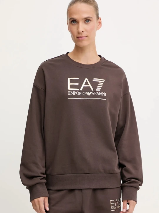 Zdjęcie produktu EA7 Emporio Armani bluza brązowy