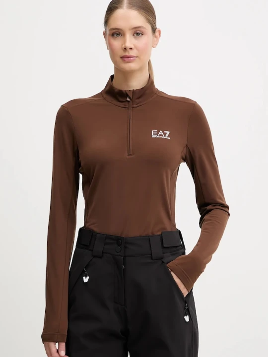 Zdjęcie produktu EA7 Emporio Armani bluza sportowa brązowy