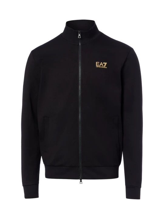 Zdjęcie produktu EA7 Emporio Armani bluza z kapturem Mężczyźni Bawełna (100%) czarny