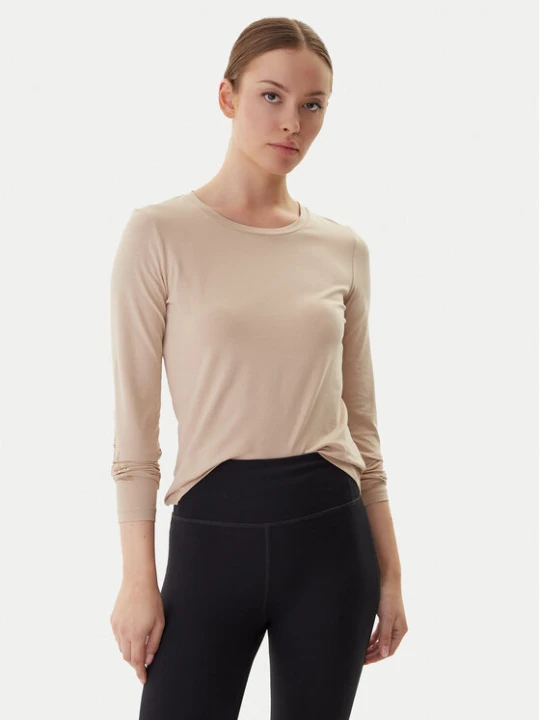 Zdjęcie produktu EA7 Emporio Armani Bluzka 7W000522 AF10373 U1046 Beżowy Regular Fit