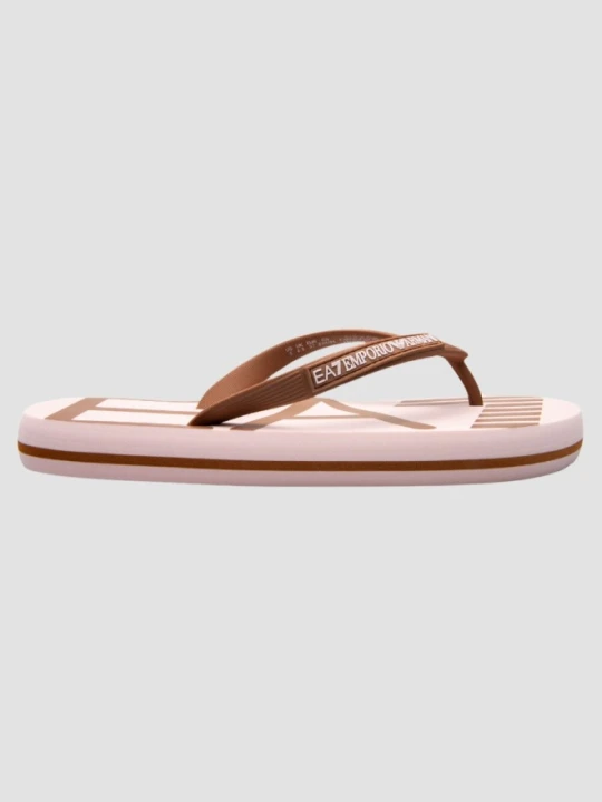 Zdjęcie produktu EA7 EMPORIO ARMANI Brązowe japonki, Rozmiar 40