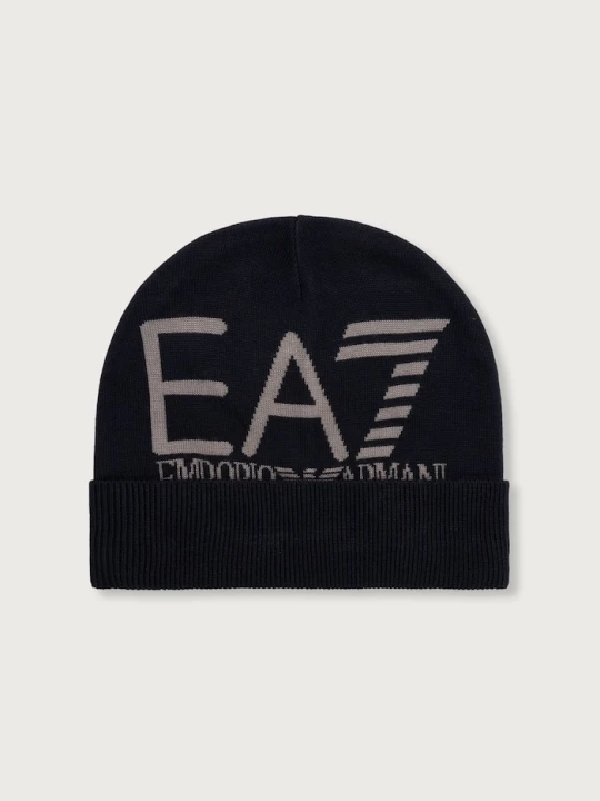 Zdjęcie produktu EA7 Emporio Armani czapka beanie granatowy