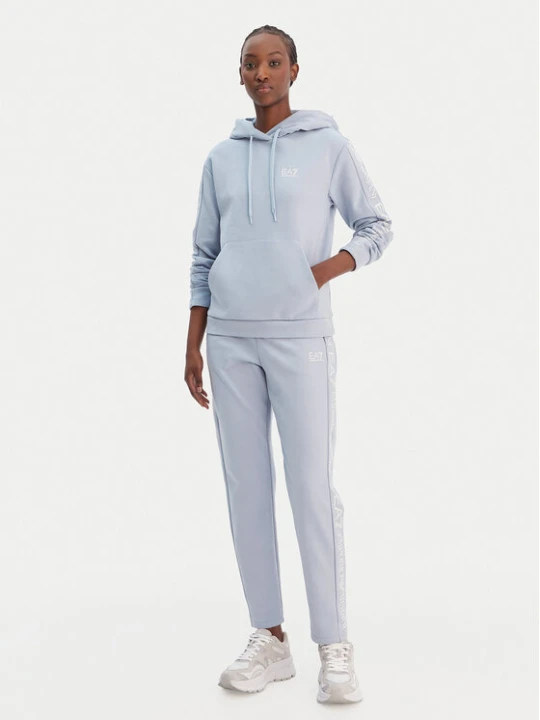 Zdjęcie produktu EA7 Emporio Armani Dres 7W000116 AF10443 U9309 Błękitny Regular Fit Niebieski jasny