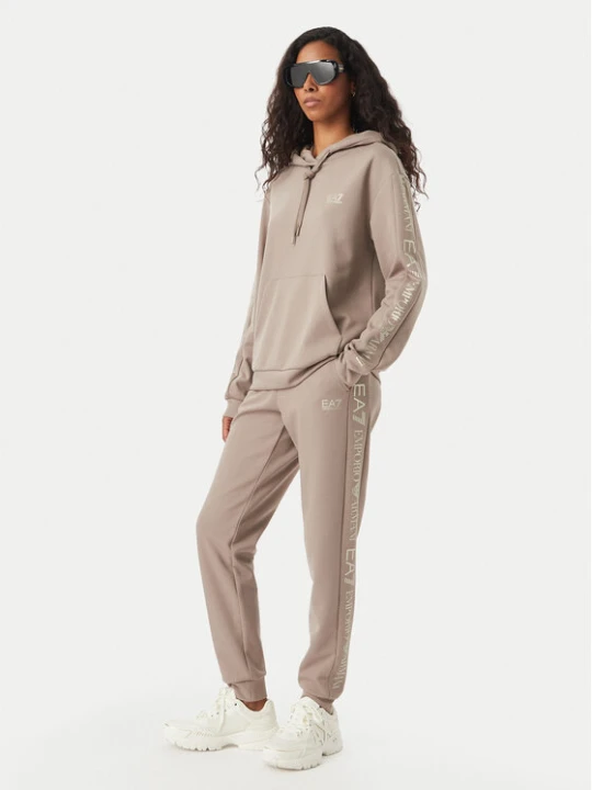 Zdjęcie produktu EA7 Emporio Armani Dres 7W000789 AF18880 U6100 Beżowy ciemny Regular Fit