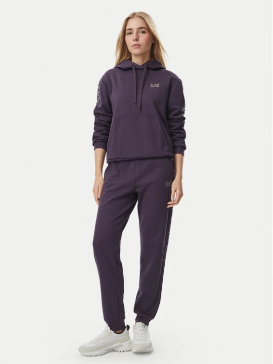 Zdjęcie produktu EA7 Emporio Armani Dres 7W000789 AF18880 UA139 Fioletowy Regular Fit