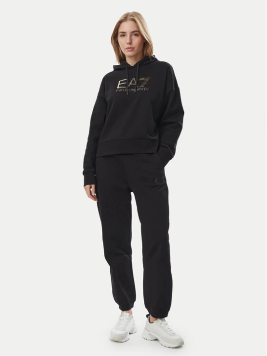Zdjęcie produktu EA7 Emporio Armani Dres 7W001373 AF10377 MC004 Czarny Relaxed Fit