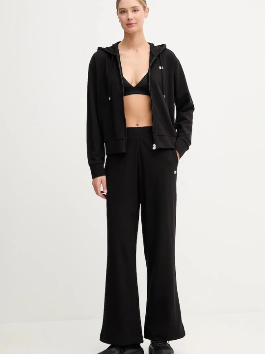Zdjęcie produktu EA7 Emporio Armani dres damski bawełniany z elastanem czarny