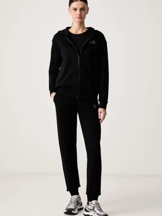 Zdjęcie produktu EA7 Emporio Armani dres damski z bawełną czarny