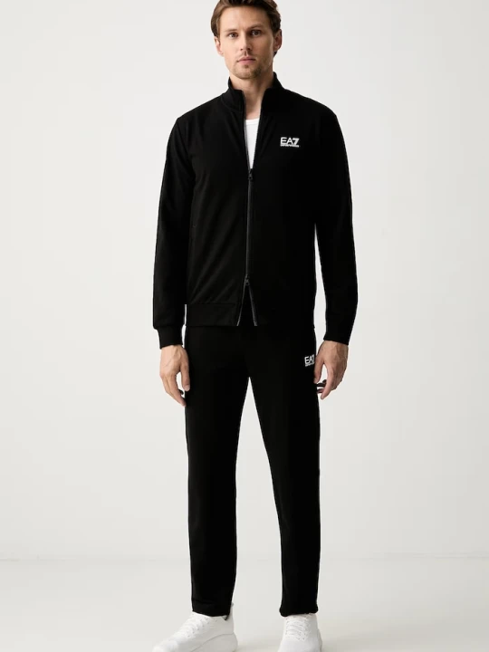 Zdjęcie produktu EA7 Emporio Armani dres męski bawełniany czarny