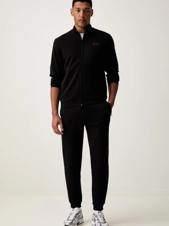Zdjęcie produktu EA7 Emporio Armani dres męski z bawełną czarny