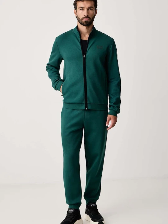 Zdjęcie produktu EA7 Emporio Armani dres męski z bawełną zielony