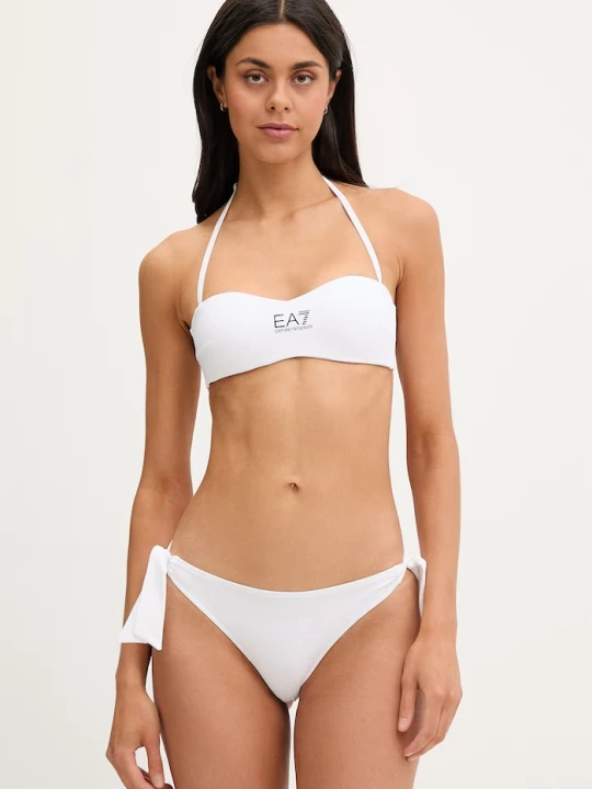 Zdjęcie produktu EA7 Emporio Armani dwuczęściowy strój kąpielowy biały