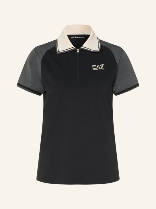 Zdjęcie produktu ea7 Emporio Armani Funkcyjna Koszulka Polo schwarz czarny