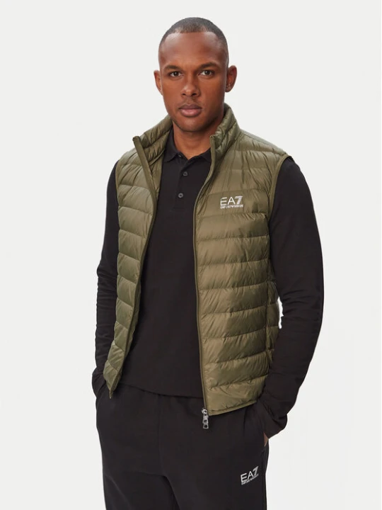Zdjęcie produktu EA7 Emporio Armani Kamizelka 8NPQ06 PNGPZ U7014 Zielony ciemny Regular Fit